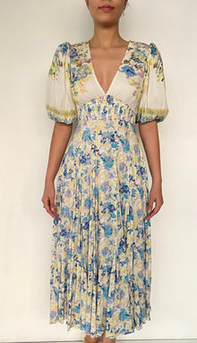 Hemant & Nandita | Nova Midi Dress | Blue