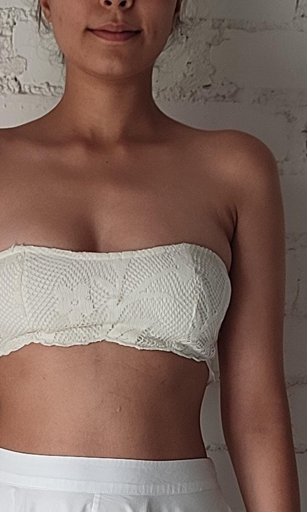 Womens | Nysa Cotton Bandeau | White