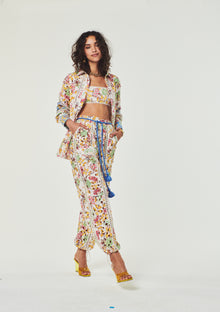 Hemant & Nandita | Preet Halter-Neck Short Dress | Off-White