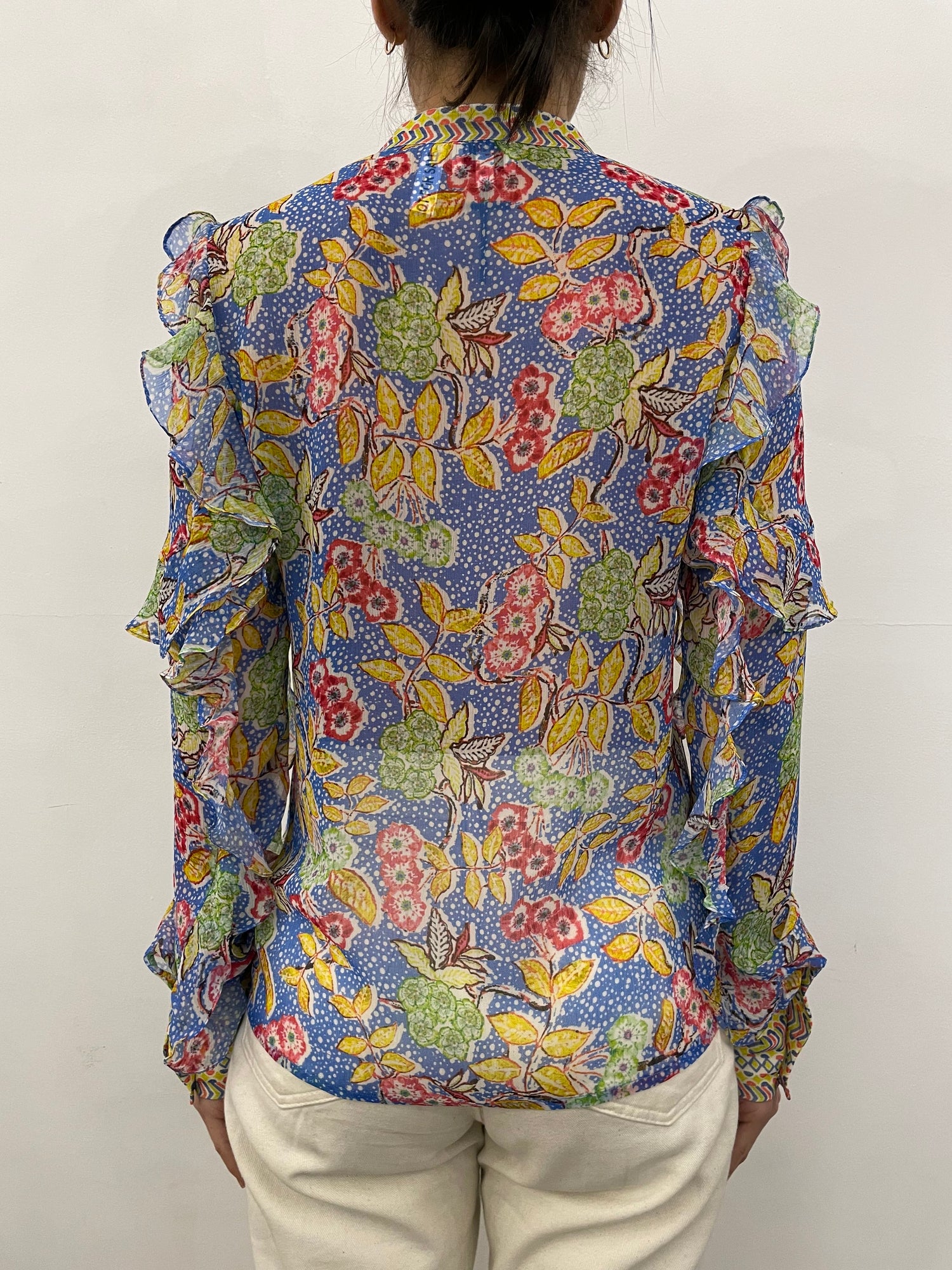 Hemant & Nandita | Preet Printed Shirt | Blue