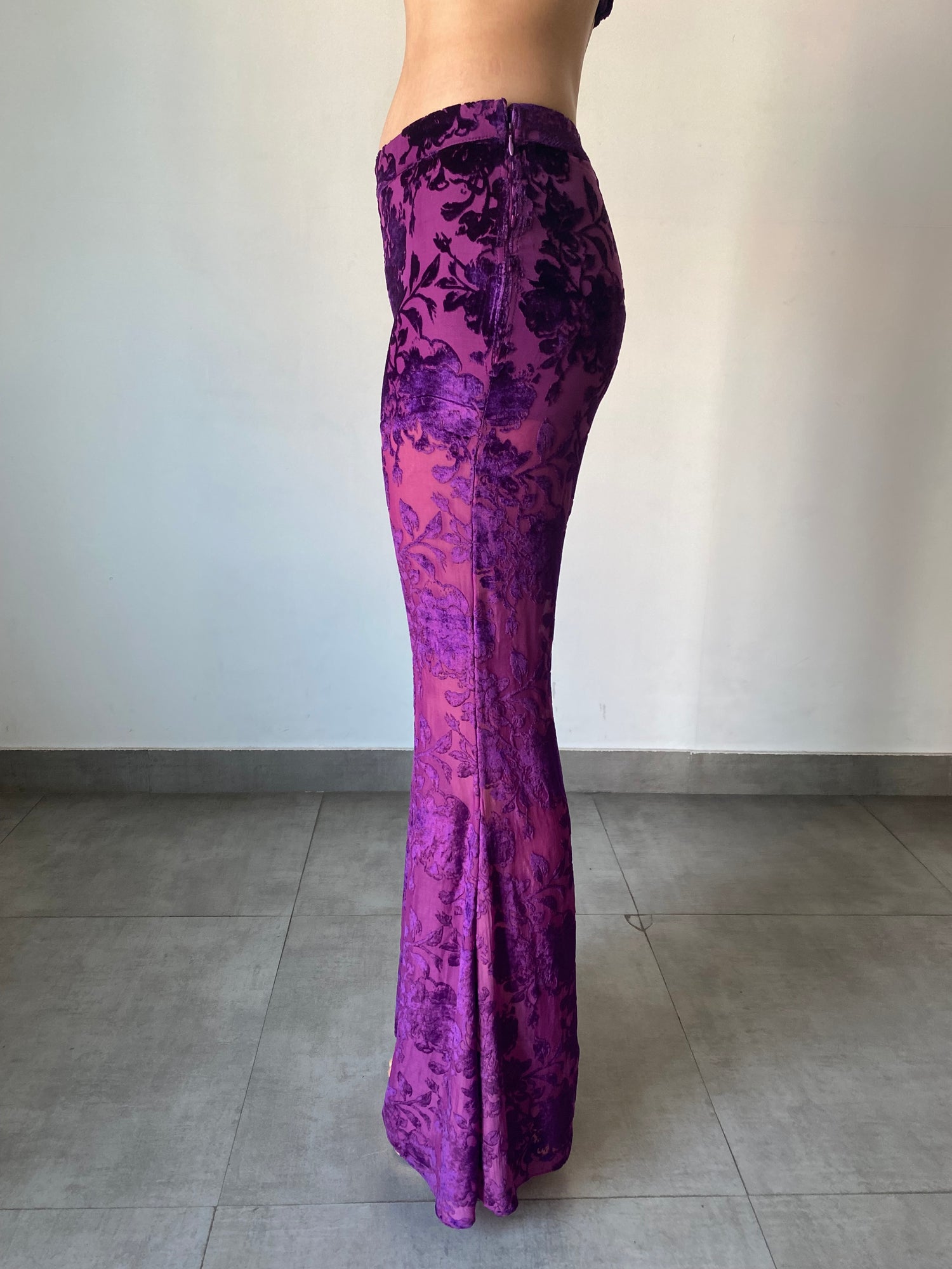 Hemant & Nandita | Flared Pants | Purple