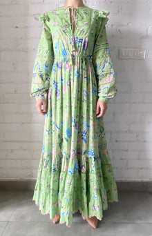 Hemant & Nandita | Rhea Long Dress | Green