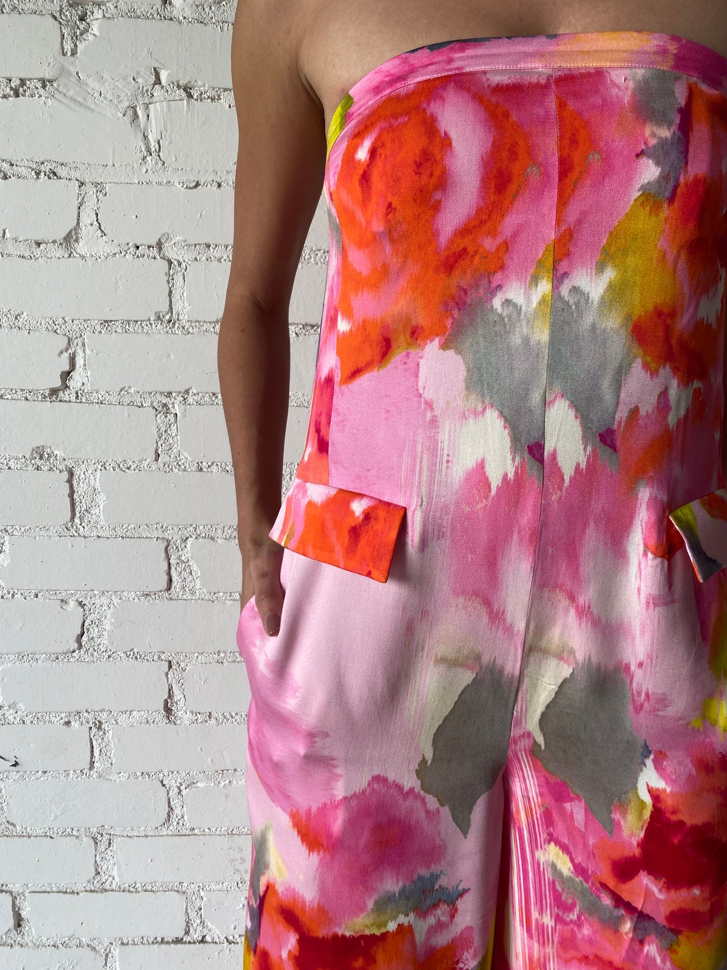 Hemant & Nandita | Rosa Floral Jumpsuit | Pink