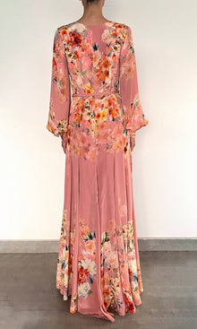 Womens | Saba Viscose Long Dress | Pink