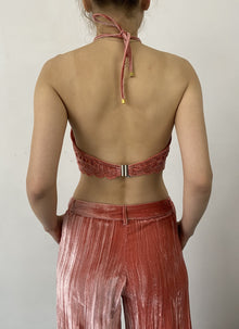 Hemant & Nandita | Sehr Crop Top | Pink