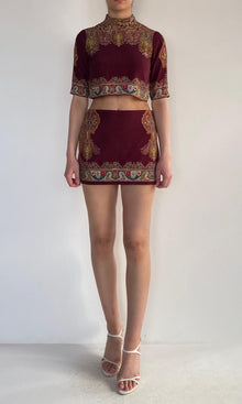 Womens | Shifa Viscose Top | Maroon