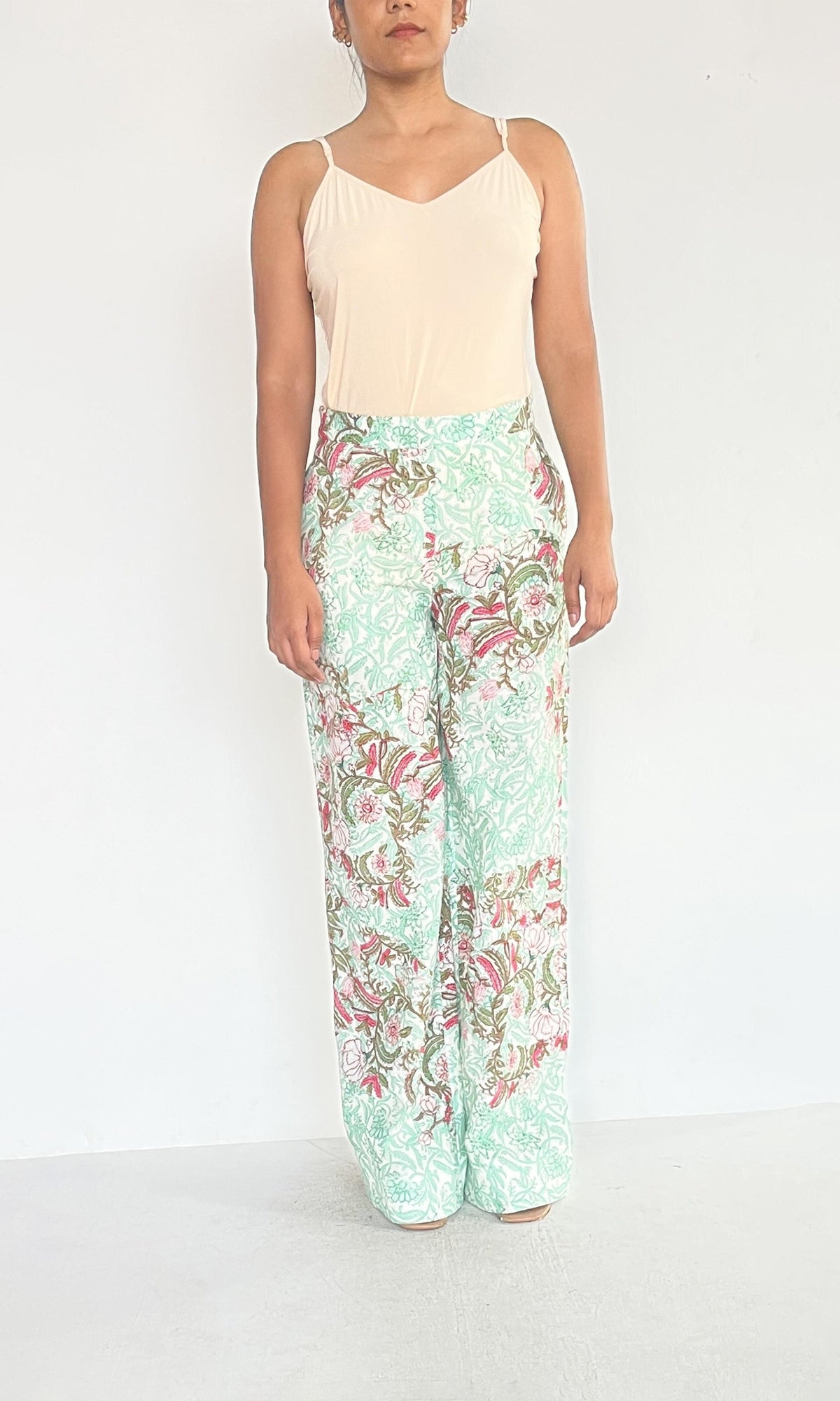 Womens | Sidra Cotton Linen Pants | Multi