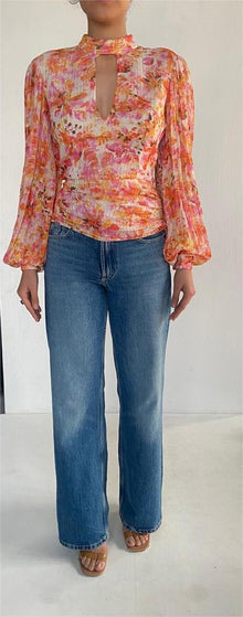 Hemant & Nandita | Lurex Top | Orange