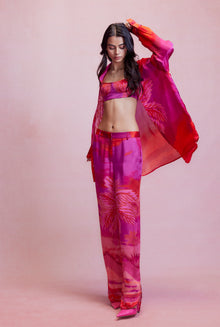 Hemant & Nandita | Soma Satin Shirt | Multicolor