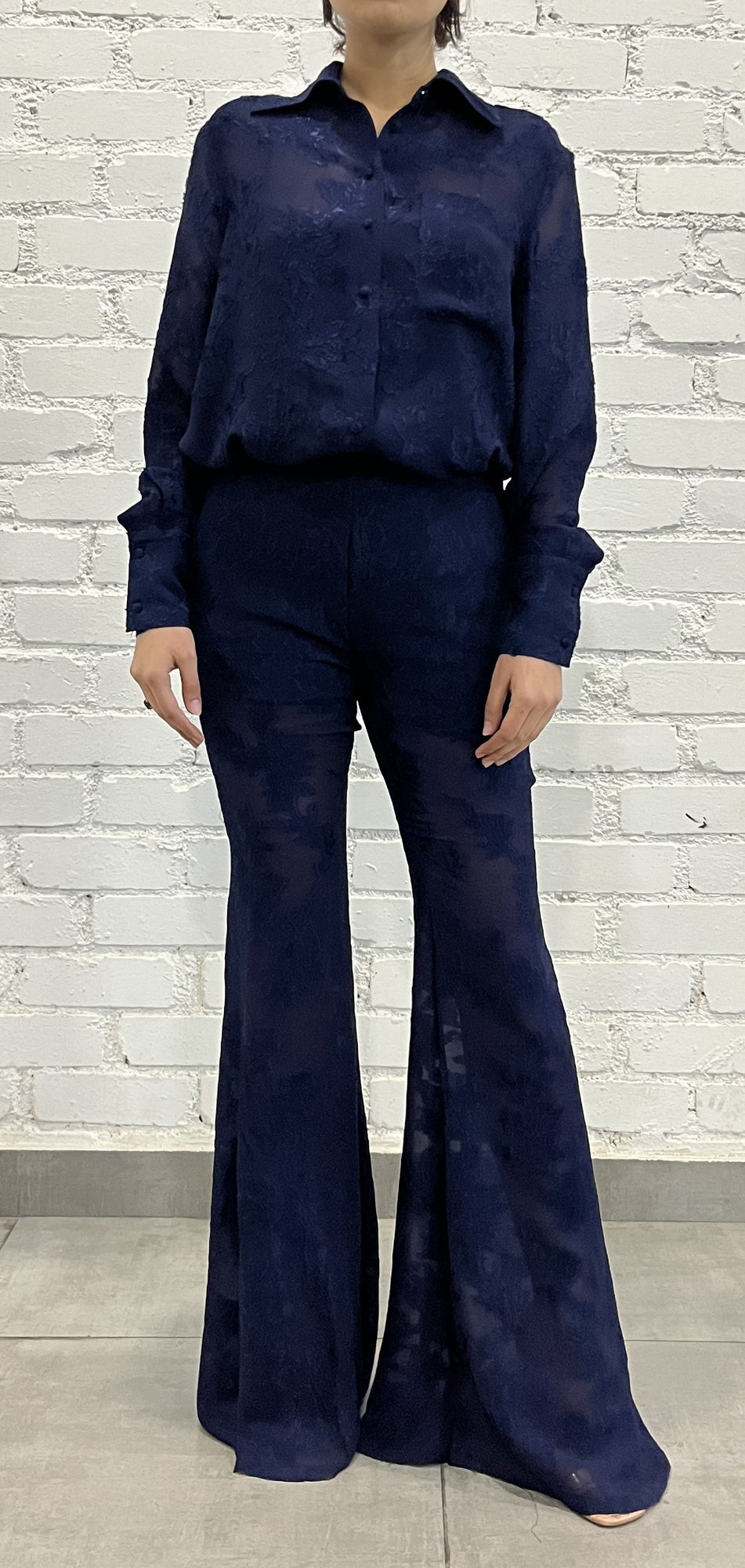 Hemant & Nandita | Tiya Oversize Shirt | Blue