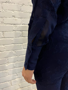 Hemant & Nandita | Tiya Oversize Shirt | Blue