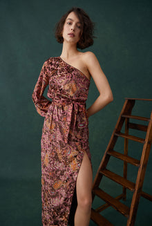 Hemant & Nandita | Vera Long Dress | Brown
