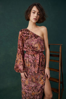 Hemant & Nandita | Vera Long Dress | Brown