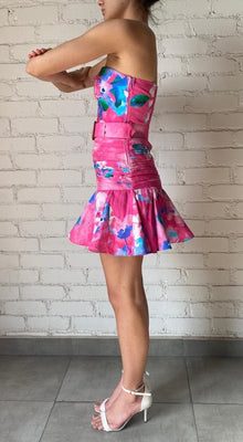 Hemant & Nandita | Vesa Short Dress | Multicolor