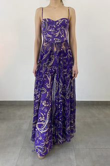 Long Dress | Purple/Multi