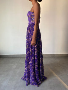Long Dress | Purple/Multi