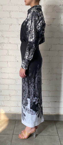 Hemant & Nandita | Viri Oversized Shirt | Black/White