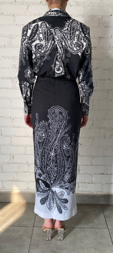 Hemant & Nandita | Viri Oversized Shirt | Black/White
