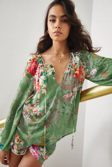 Hemant & Nandita | Zaria Top | Military Green