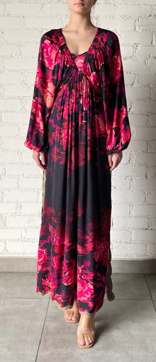 Hemant & Nandita | Zina Kaftan | Black/Magenta
