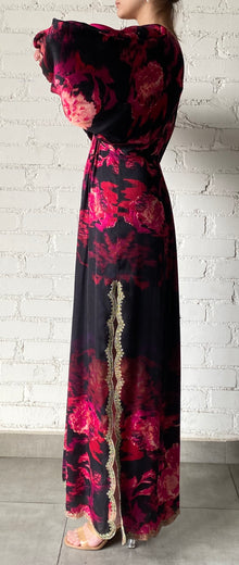 Hemant & Nandita | Zina Kaftan | Black/Magenta