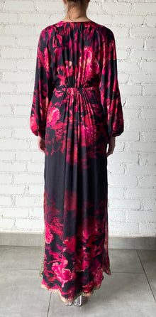 Hemant & Nandita | Zina Kaftan | Black/Magenta