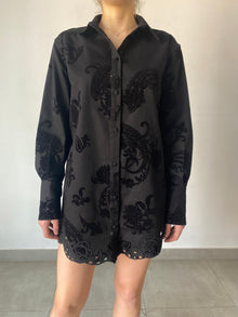 Hemant & Nandita | Zuhr Shirt Dress | Black