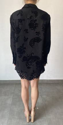 Hemant & Nandita | Zuhr Shirt Dress | Black