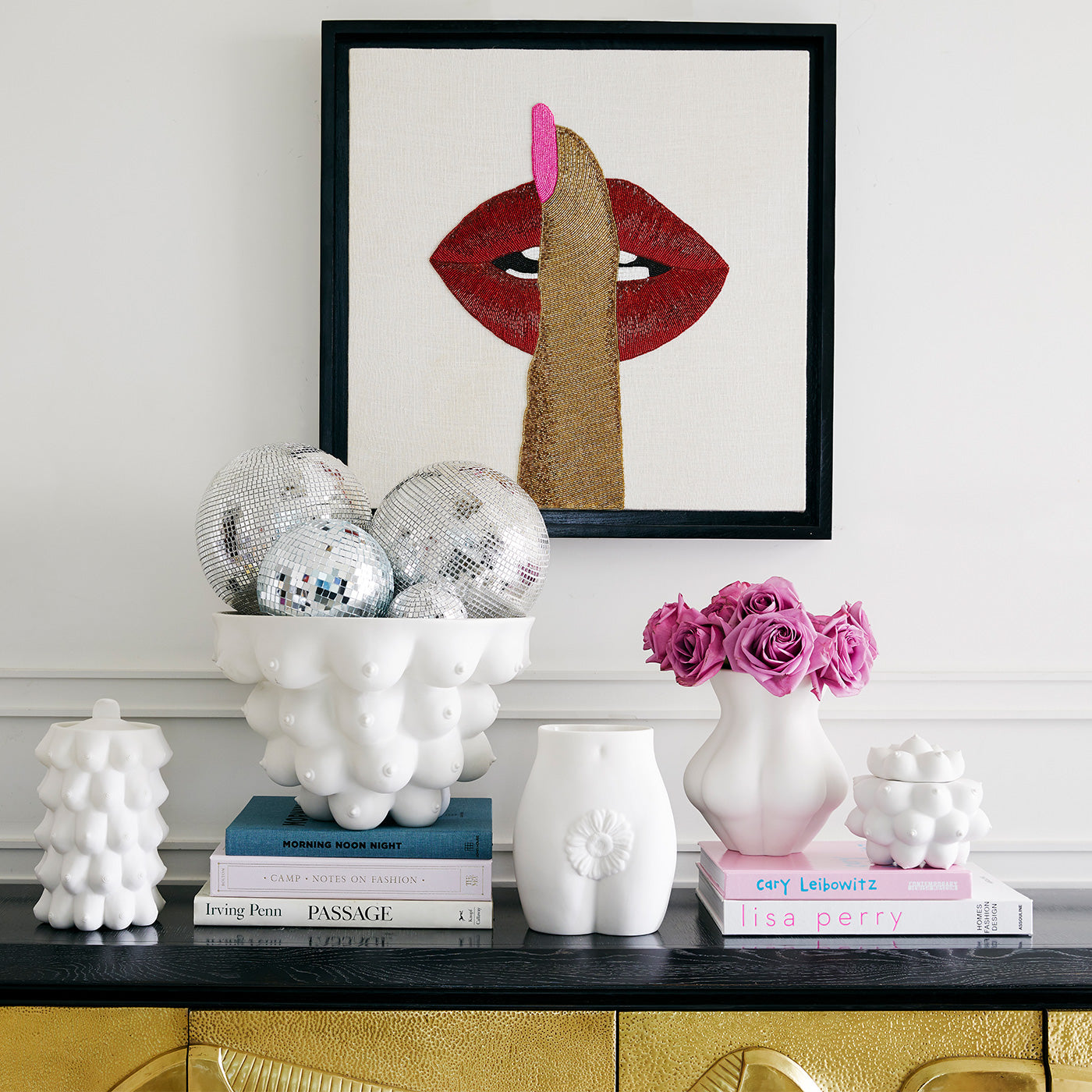 Kiki's Derriere Vase | White