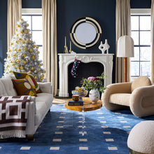 Paradox XL Vase with Pompidou Lounge Chair - holiday shot