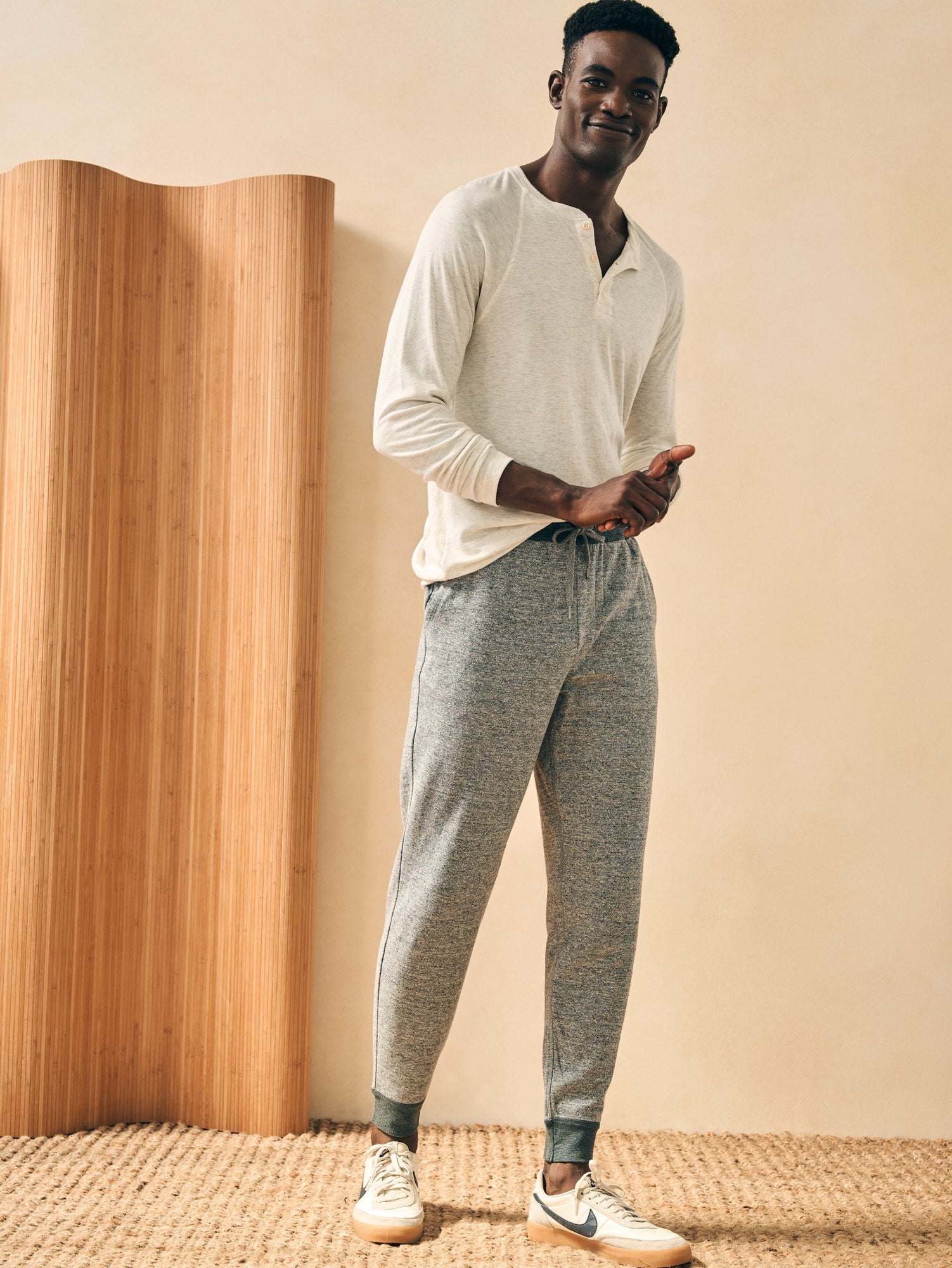 Mens | Double Knit Sweatpant | Light Carbon Heather