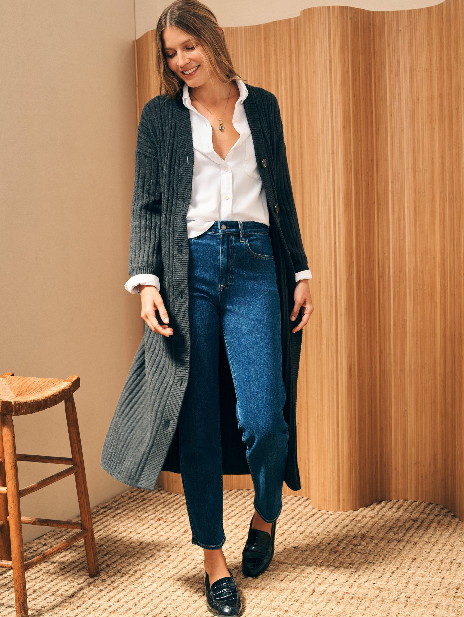 Womens | Jackson Sweater Duster Dress | Ash Heather