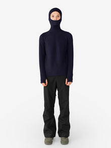 Mens | Balaclava Sweater | Carbon Blue