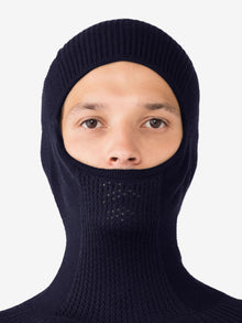Mens | Balaclava Sweater | Carbon Blue