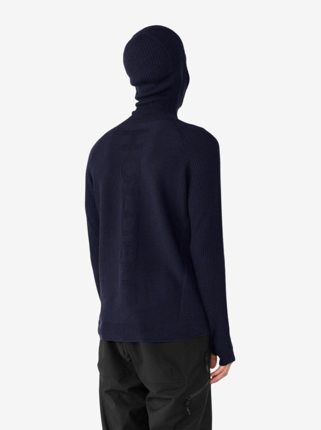 Mens | Balaclava Sweater | Carbon Blue