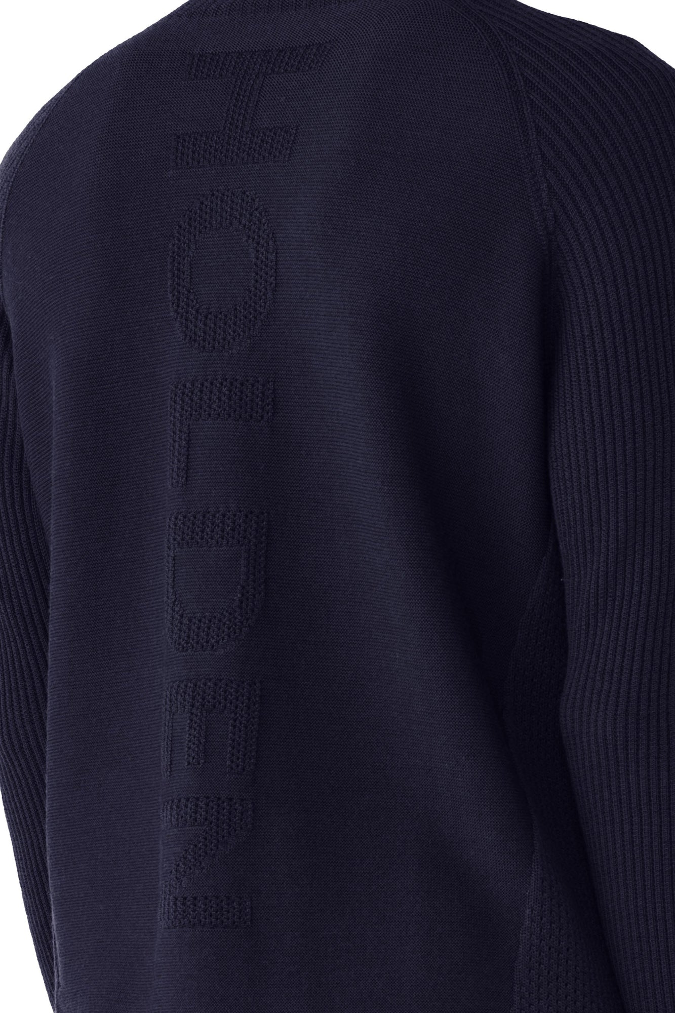Mens | Balaclava Sweater | Carbon Blue