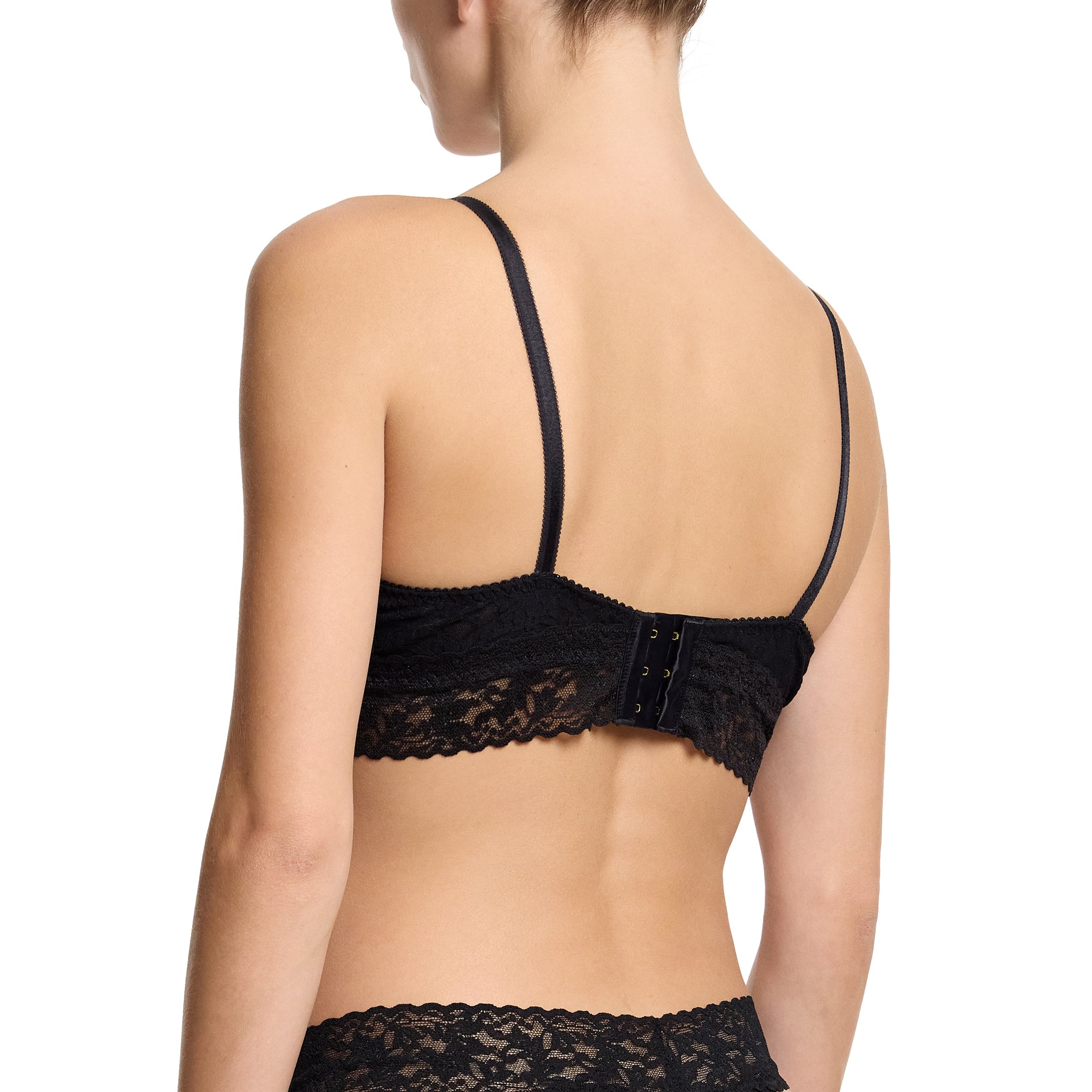 Sig Lace Plunge Push-Up | Black