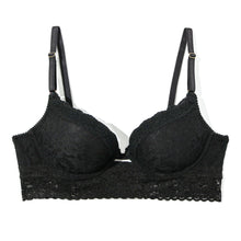 Sig Lace Plunge Push-Up | Black