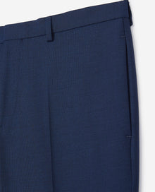 Deep Wool Suit Trousers | Men | Blue