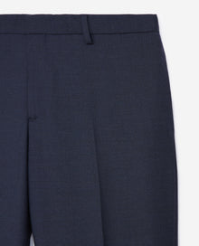 Wool Suit Pants | Men | Navy Blue