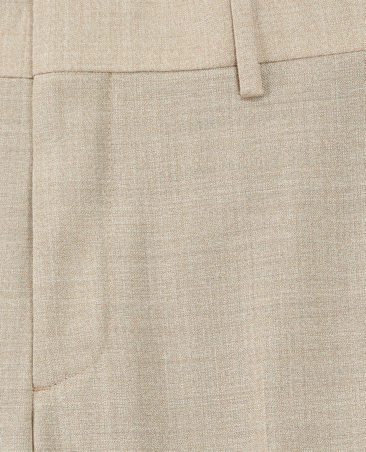 Wool Suit Pants | Men | Beige