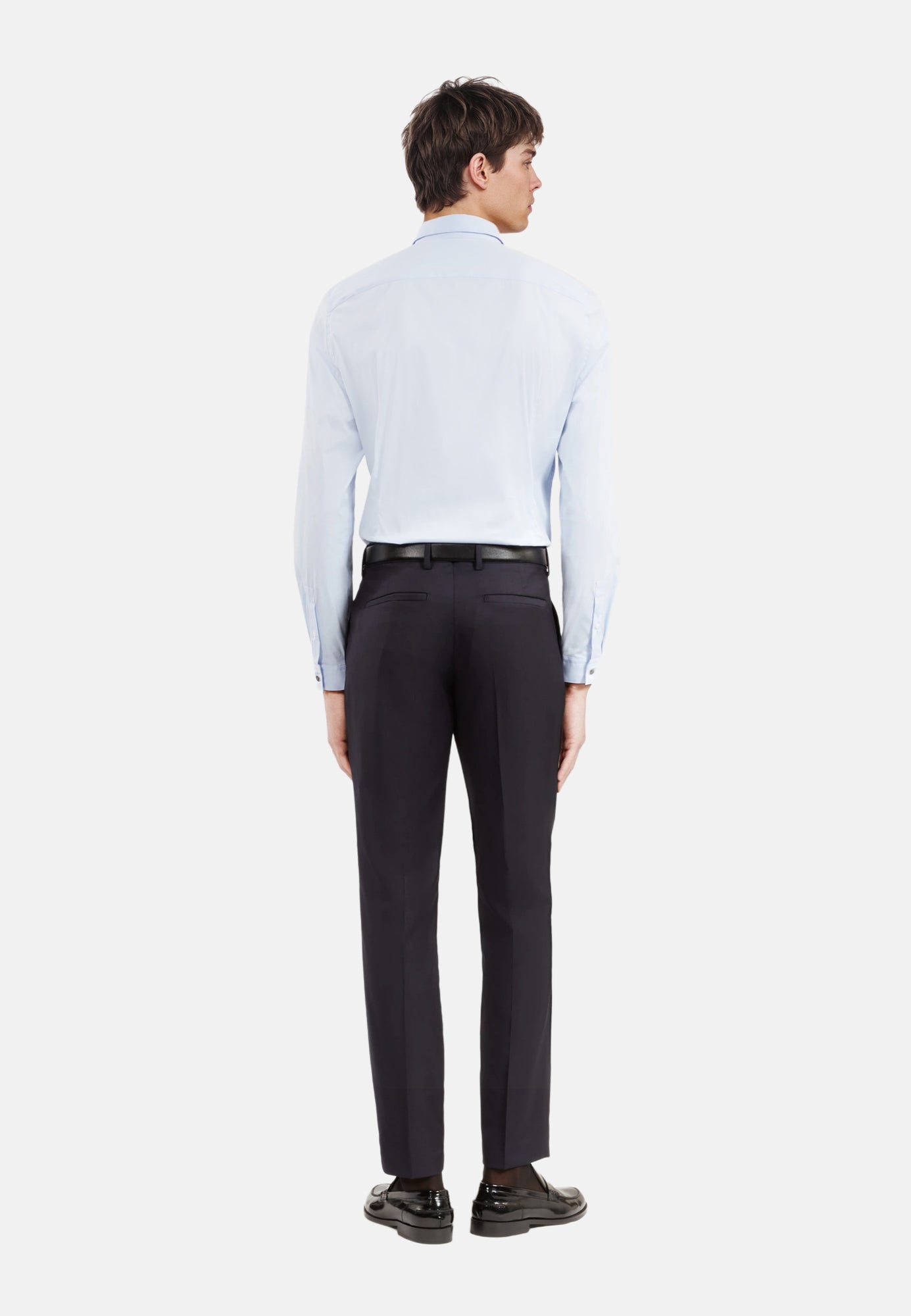 Wool Suit Pants Slim Fit | Men | Navy Blue