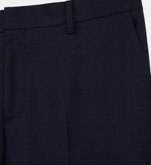 Wool Suit Pants | Men | Navy Blue