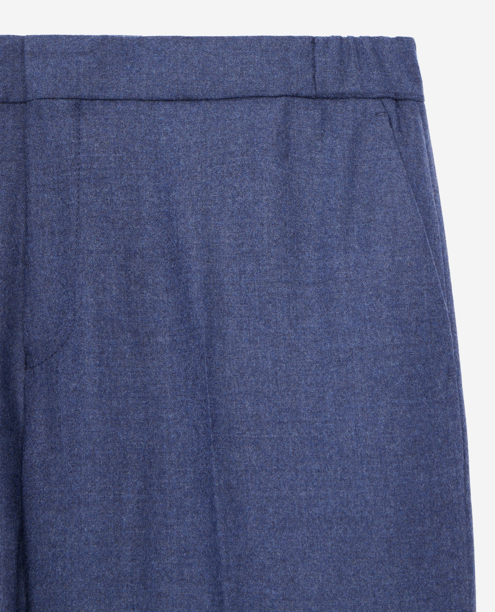 Flannel Trousers | Men | Blue