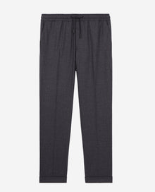 Flannel Trousers | Men | Dark Grey