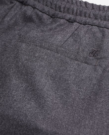 Flannel Trousers | Men | Dark Grey