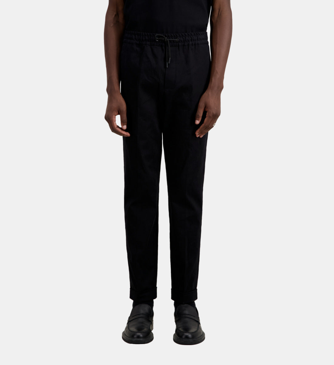 Cotton Trousers | Men | Black