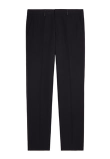 Tuxedo Trousers With Satin Details Straight Cut | Men | Black