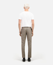 Wool Suit Trousers | Men | Beige