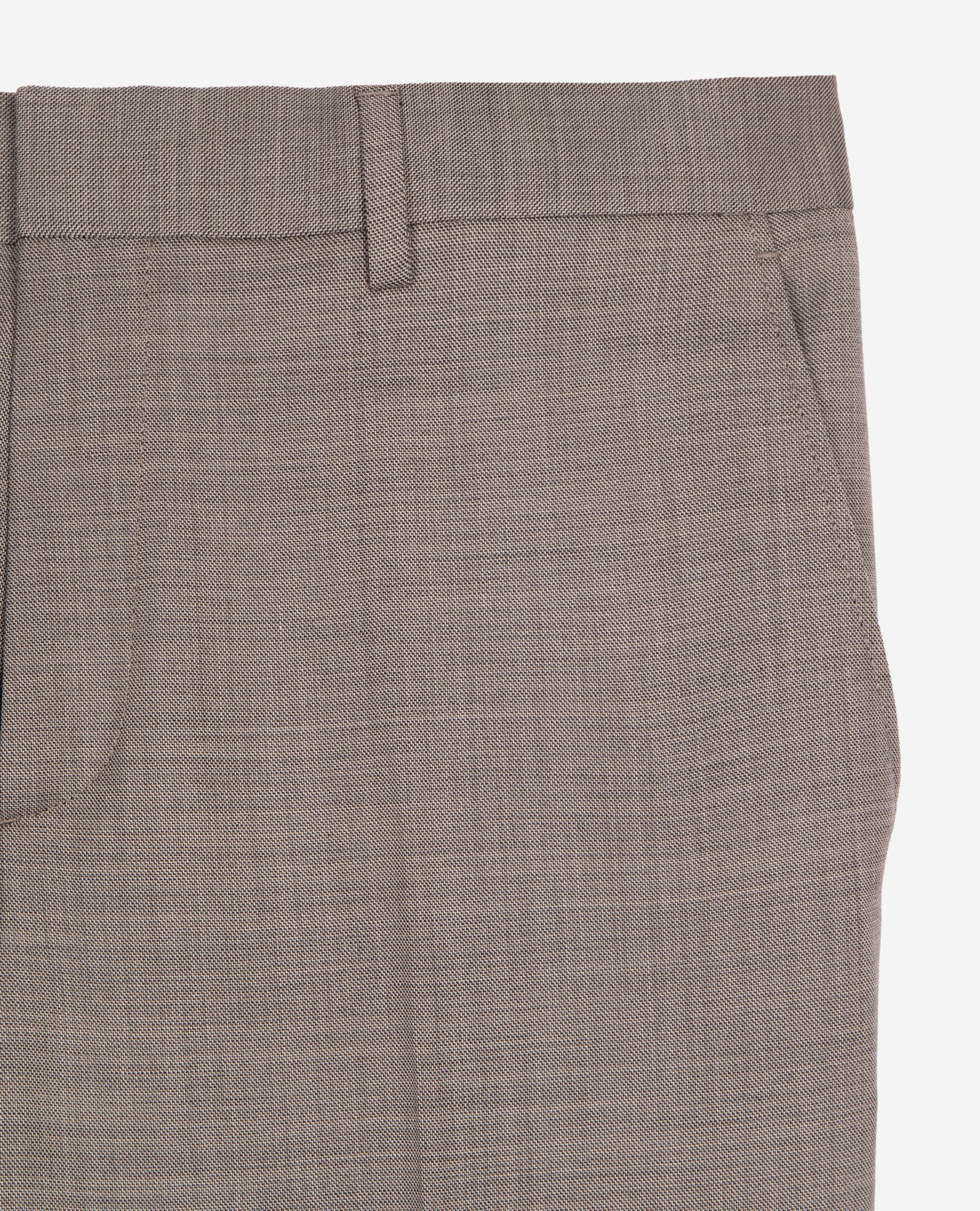 Wool Suit Trousers | Men | Beige